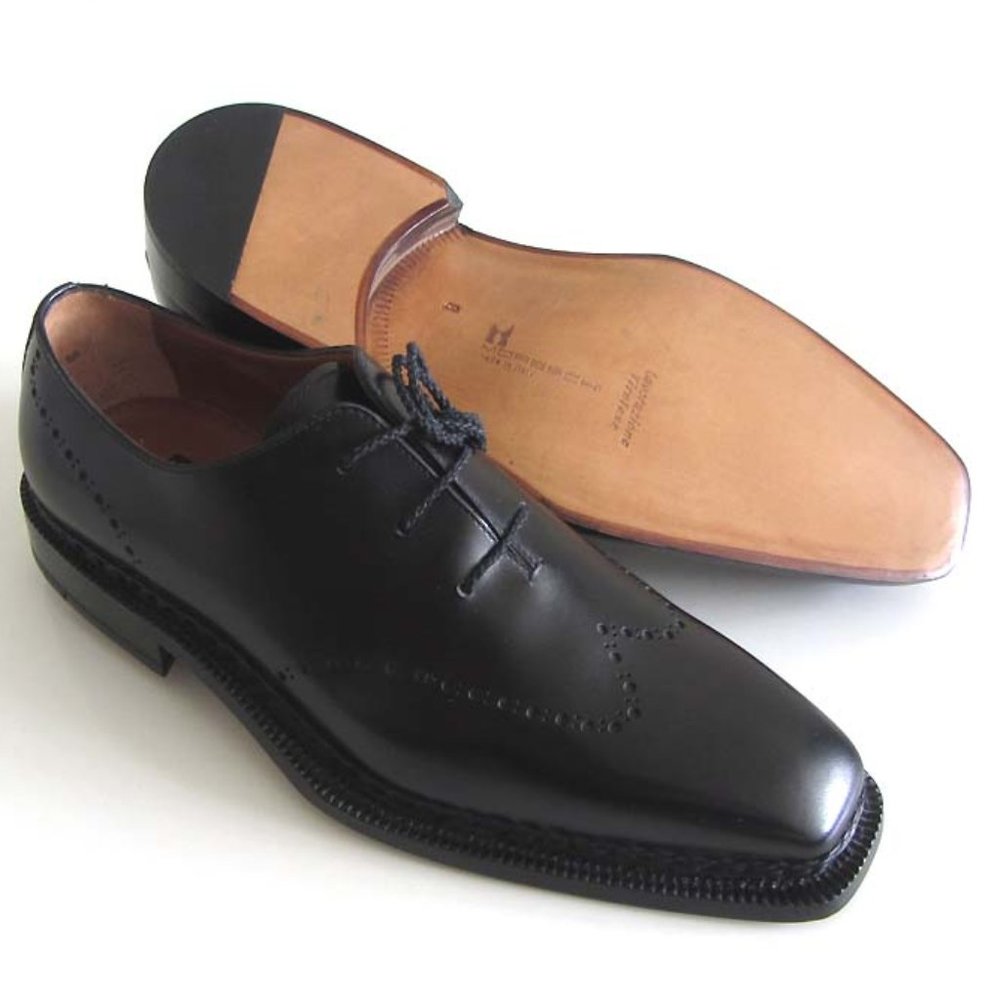new RARE MORESCHI Tirolese wholecut brogue shoes - Picture 2 of 8